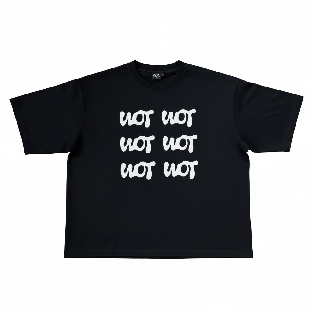 BLACK LOGO TEE